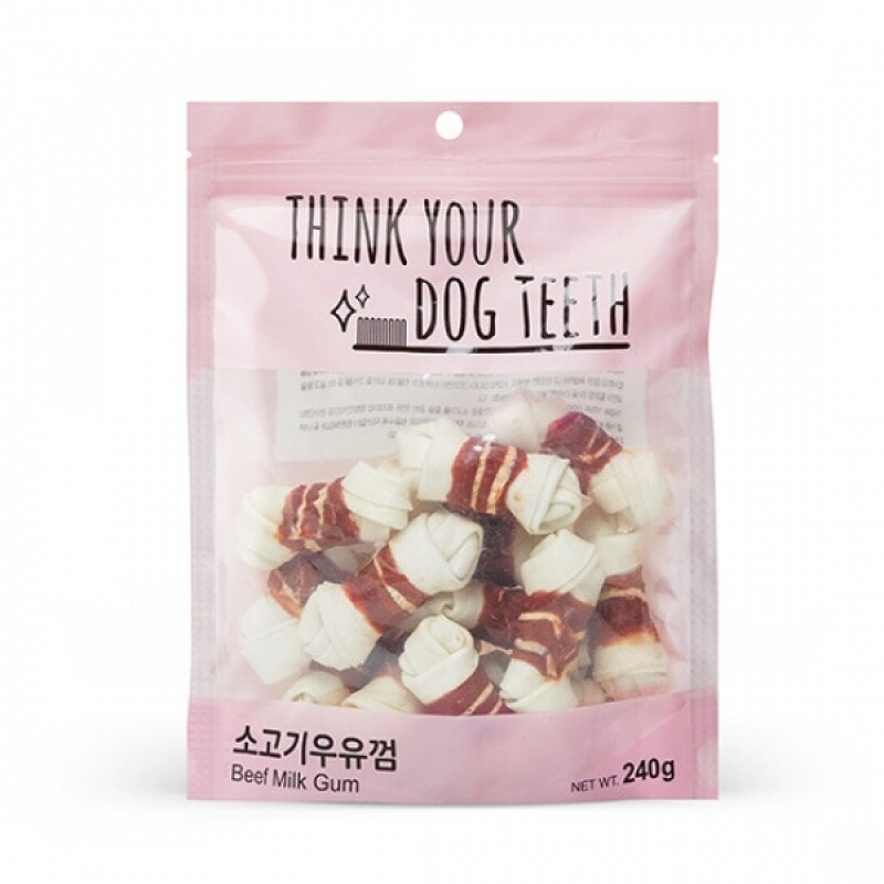 Think Your Dog Teeth 소고기딩고 우유껌 15p